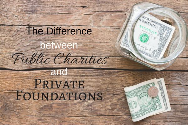 Foundation Vs Public Charity Chart